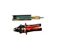 EDMA - Top Grafer 30 - Agrafeuse Manuelle à Grillage avec Chargeur - 50 Agrafes - Idéale pour Clôture - Légère et Maniable - 040555 - Outillage à Main de Qualité pour Professionnel et Particulier