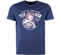 Top Gun 3028, t-shirt S Bleu Foncé Bleu Foncé