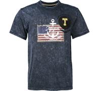 Top Gun Anchor, t-shirt XXL Bleu Foncé Bleu Foncé