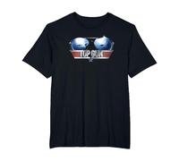 Top Gun Aviator Shades F-14 Tomcat Reflection T-Shirt, Homme Grandes Tailles, Noir, 6X Tall