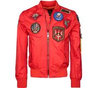 Top Gun Beast, veste en textile S Rouge Rouge
