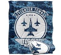 Top Gun : Couverture Maverick, 152 x 127 cm, Couverture Super Douce Fighter Town USA Silky Touch, 50 x 60
