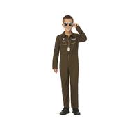 Top Gun Enfant Aviateur Déguisement sous Licence 1980s Film Étoile Costume