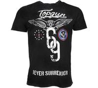 Top Gun Flags, t-shirt XXL Noir Noir