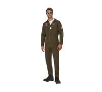 Top Gun Homme Aviateur Déguisement Maverick 1980s TV Film Costume
