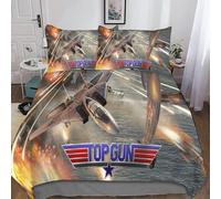 Top Gun Housse De Couette Pour Enfant - Tom Cruise De Lit Double£¿Xcm£© Avec Fermeture ¿¿Clair - Doux Sets De Housse Couette En Microfibre Avec Taies D