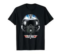 Top Gun Iceman Helmet T-Shirt, Homme, Noir, 6XL