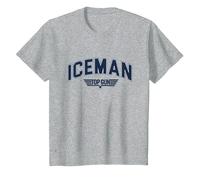 Top Gun Iceman Varsity T-Shirt, Enfant, Gris Chiné, 3 Ans