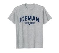 Top Gun Iceman Varsity T-Shirt, Homme, Gris Chiné, 5XL