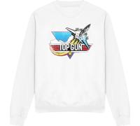 Top Gun - "Jet Swoop" Sweat-shirt pour homme/femme Unie TV12957 (L) (Blanc)