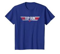 Top Gun Maverick et Logo T-Shirt, Enfant, Bleu Royal, 2 Ans