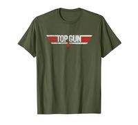 Top Gun Maverick et Logo T-Shirt, Homme, Olive, L