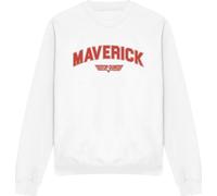 Top Gun - "Maverick" Sweat-shirt pour homme/femme unie TV12981 (L) (Blanc)