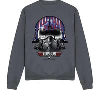 Top Gun - "Maverick" Sweat-shirt pour homme/femme unie TV13056 (XXL) (Charbon de bois)