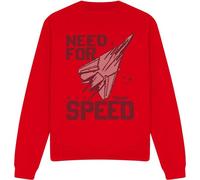 Top Gun - "Maverick" Sweat-shirt pour homme/femme Unie TV13123 (S) (Rouge)
