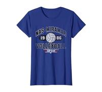 Top Gun Nas Miramar Volleyball T-Shirt, Femme, Bleu Royal, 3XL