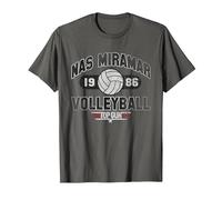 Top Gun Nas Miramar Volleyball T-Shirt, Homme, Asphalte, 5XL