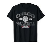 Top Gun Nas Miramar Volleyball T-Shirt, Homme, Noir, 3XL