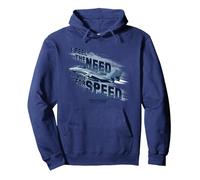 Top Gun Need for Speed Sweat à Capuche, Unisexe pour Adultes, Bleu Marine, M