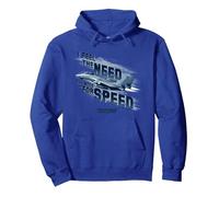 Top Gun Need for Speed Sweat à Capuche, Unisexe pour Adultes, Bleu Royal, S