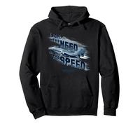 Top Gun Need for Speed Sweat à Capuche, Unisexe pour Adultes, Noir, M