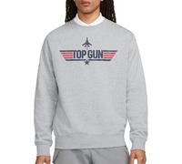 Top Gun Paramount, Logo Grey Crew Sweatshirt Maillot de survêtement, Athletic chiné, S Mixte