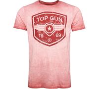Top Gun Powerful, t-shirt 3XL Rouge Rouge