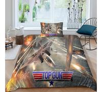 Top Gun Sets De Housses De Couettes D,Film Star Ensemble De Literie Avec Housses De Couettes Et Assortie Taie D'oreiller, Pour Lit Single£¿Xcm£©