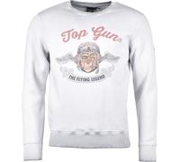 Top Gun Smoking Monkey, Sweatshirt 3XL Gris Gris