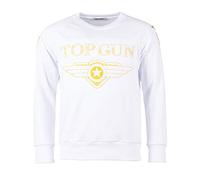 Top Gun Sweat-shirt Dell Tg20193011 pour homme, blanc, M