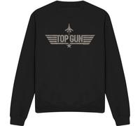 Top Gun - Sweatshirt pour homme/femme Unie TV13150 (L) (Noir)