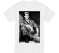 Top Gun - T-shirt "Fresh Ice" pour homme TV7024 (5XL) (Blanc)