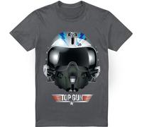Top Gun - T-shirt "Iceman" pour homme TV6956 (L) (Charbon de bois)