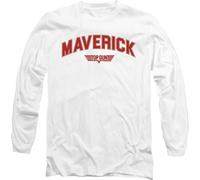 Top Gun - T-shirt "Maverick" pour homme/femme unie TV10846 (XL) (Blanc)