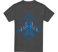 Top Gun - T-shirt "Maverick" pour homme/femme unie TV15259 (XL) (Charbon de bois)