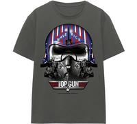 Top Gun - T-shirt "Maverick" pour homme/femme unie TV16913 (XL) (Charbon de bois)