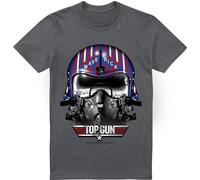 Top Gun - T-shirt "Maverick" pour homme TV6954 (XL) (Charbon de bois)