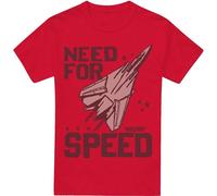 Top Gun - T-shirt "Maverick" pour homme TV7037 (M) (Rouge)