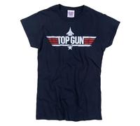Top Gun - T-shirt motif/style Imprimé au dos CHARLIE - Femme (TT105)