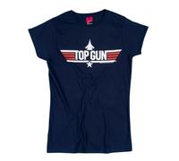 Top Gun - T-shirt motif/style Imprimé au dos ICEMAN - Femme (TT174)