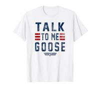 Top Gun Talk To Me Goose Bold Text Stack T-Shirt