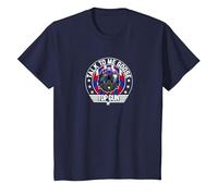 Top Gun Talk to Me Goose Maverick Helmet T-Shirt, Enfant, Bleu Marine, 12 Ans