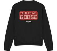 Top Gun - "Talk To Me Goose" Sweat-shirt pour homme/femme unie TV12972 (S) (Noir)