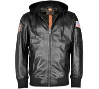Top Gun TG20212111, veste en cuir S Noir Noir