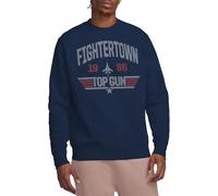 Top Gun The Fightertown Unisex Crew Sweatshirt Maillot de survêtement, Bleu Marine, XXL Mixte