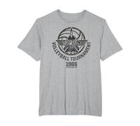 Top Gun Volleyball T-Shirt, Homme Grandes Tailles, Gris Chiné, 3X Tall