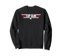 Top Gun White Classic Logo Sweatshirt