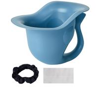 Top Hat Potty - Support compact, pack unique d'entraineur gradué pour l'éclairage, siège à aileron à large bord, crèche, bol de maternelle pour buanderie, salles de bains extérieures et agencement de