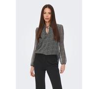 ONLY ONLDITSY L/S Blouse WVN Noos, Noir/AOP : cera Ditsy, S Femme