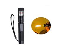 Top Laser 303 200 mW pointeur Laser vert longueur focale réglable et avec Star Filter Pattern avec 4000 mah 18650 batterie + *2XD